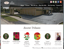 Tablet Screenshot of hirschfuneralhome.com